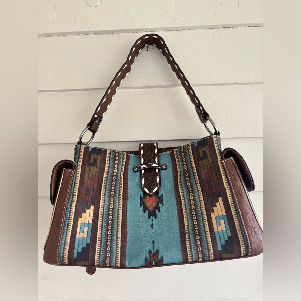 Nocona M & F Southwest Conceal and Carry Satchel Handbag